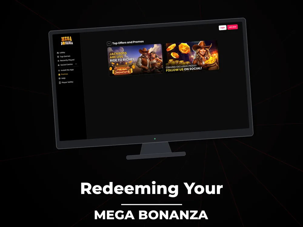 Mega Bonanza - Redeeming Your