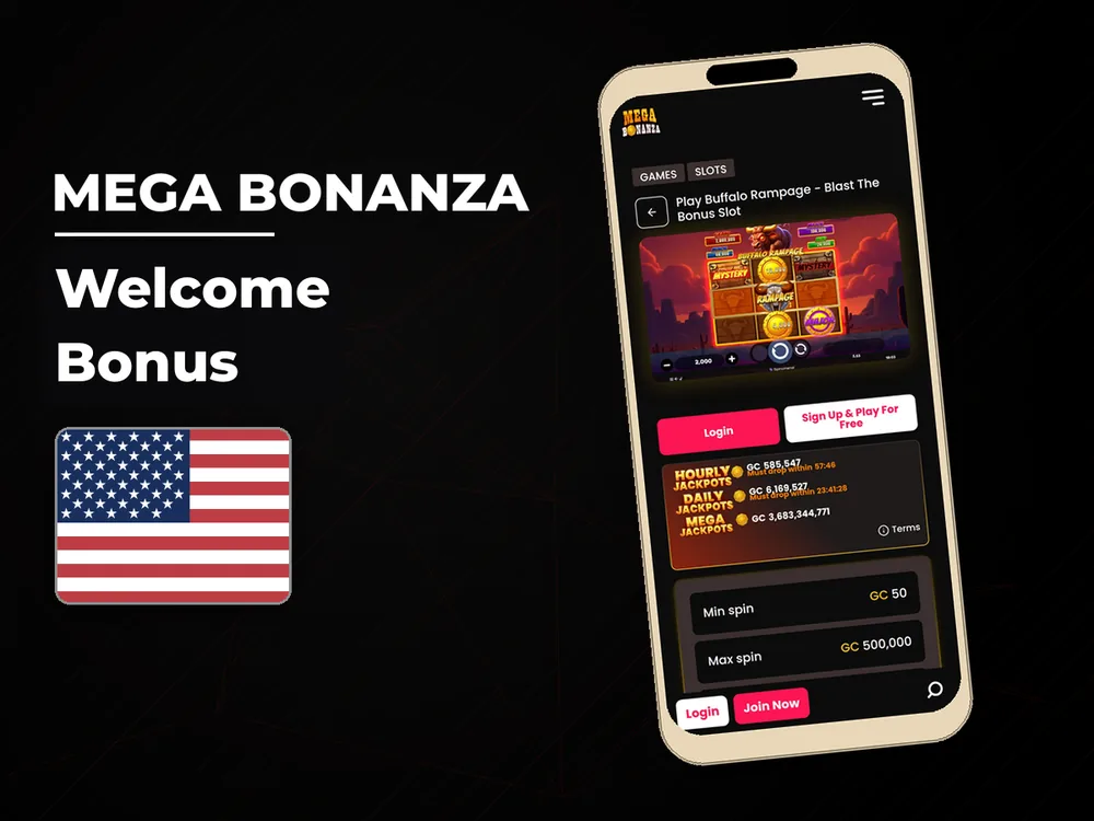 Mega Bonanza - Welcome Bonus